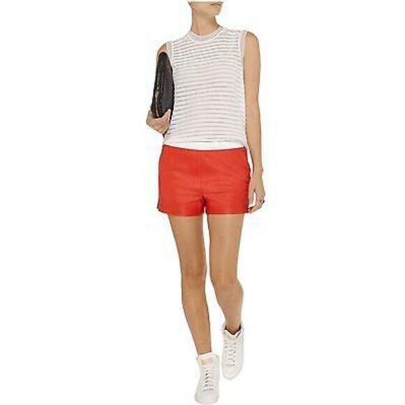 T by Alexander Wang Leather Boxer Shorts with Pockets S - Picture 2 of 6